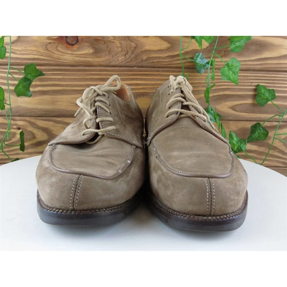 Johnston & Murphy Sz 9 Derby Oxfords Brown Leather Men Lace‎ Up Passport Medium